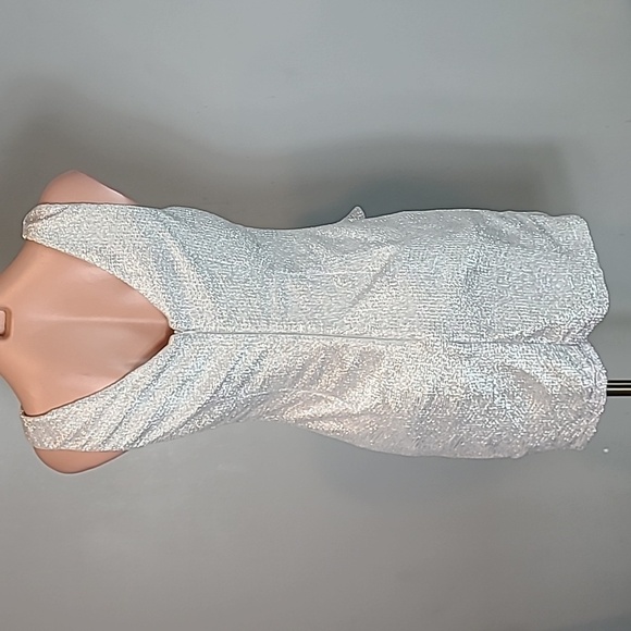 Hailey Logan by Adrianna papell mini metallic‎ dress Winter Wedding New Year - Picture 5 of 9